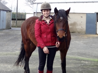 Petra - beginning her ridden education