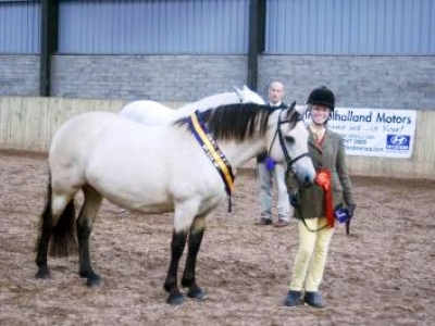 Pearl taking Champion Connemara 2007